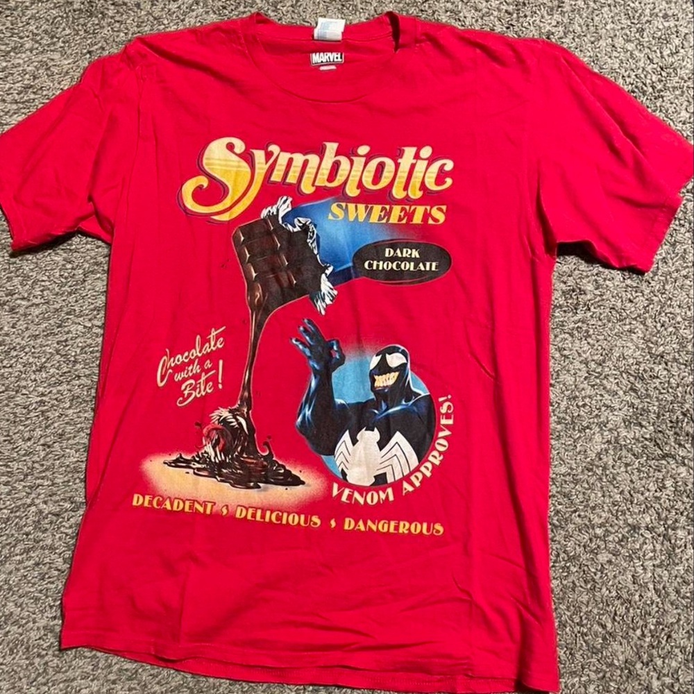 Marvel Red Cotton T-Shirt